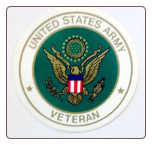 UNITED STATES ARMY VETERAN SIZE 3-5/8"