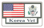 US Army Korea Vet Pride Tag