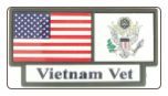 US Army Vietnam Vet Pride Tag