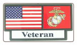 US Marine Veteran Pride Tag