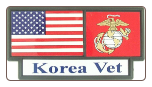 US Marine Korea Vet Pride Tag