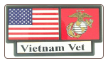 US Marine Vietnam Vet Pride Tag