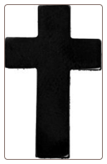 Chaplain Cross ( Black )