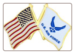 US / USAF Flags