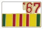 Vietnam Service Ribbon 1967