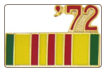 Vietnam Service Ribbon 1972