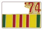 Vietnam Service Ribbon 1974