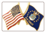 USA/USAF Crossed Flags