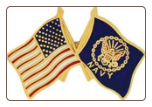 USA / Navy Crossed Flag