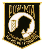 POW / MIA Shield (Black)