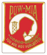 POW / MIA Shield (Red)