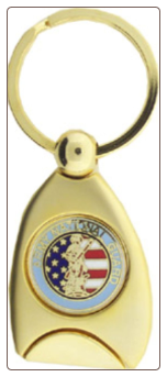 US National Guard Service Key Ring