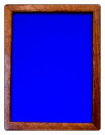 16" X 20" Oak Frame - Royal Blue