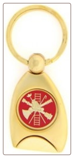 Fire Fighter Service Key Ring
