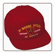 RED CAP 3RD MARINE DIVISION  ( VEITNAM VETERAN )