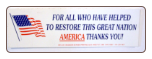 THOSE WHO HAVE HELPED RESTORE THIS GREAT NATION 