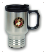 14oz US Marine Travel Mug