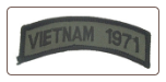 Vietnam 1971 Shoulder Tab