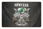 Special Forces ( Mess with the best die like the rest ) 3' X 5' Polyester Flag
