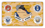 Desert Storm Veteran 3' x 5' Polyester Flag