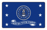 US Air Force Banner - Served with Pride 3' x 5' Polyester Flag