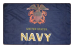 New Navy 3' x 5' Polyester Flag