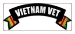 Vietnam Vet Rocker Patch