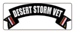 Desert Storm Vet Rocker Patch