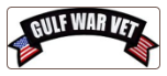 Gulf War Vet Rocker Patch