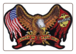 USMC Flag & Eagle 11"