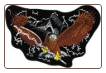 POW Eagle with Lightening 5"