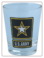 Shot Glass - US Army Star