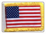 USA 4" X 6" WITH FRINGE ANTENNA FLAG