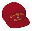 RED CAP U.S. MARINE CORPS RETIRED