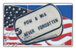 POW / MIA Never Forgotten Postage Stamp