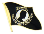 POW / MIA Waving Flag (Black)