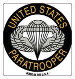 United States Paratrooper Magnet