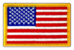 2" x 3" American Flag (Left Shoulder)