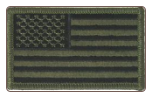 2" x 3" Subdued American Flag (Left Shoulder)