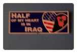 Half My Heart is in Iraq Magnet
