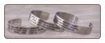 Custom Order Commemorative Stainless Steel POW/MIA, DOW or KIA Bracelets