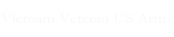Vietnam Veteran US Army